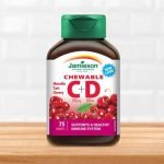 Jamieson Vitamin C&D 500mg/500IU za žvakanje sa ukusom Morello višnje, 75 tableta