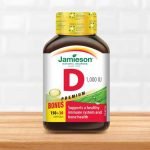 Jamieson Vitamin D3 1000IU, 150+30 BONUS softgel kapsula