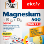 Doppelherz Magnesium 500 + B12 + D3 DIRECT DEPOT