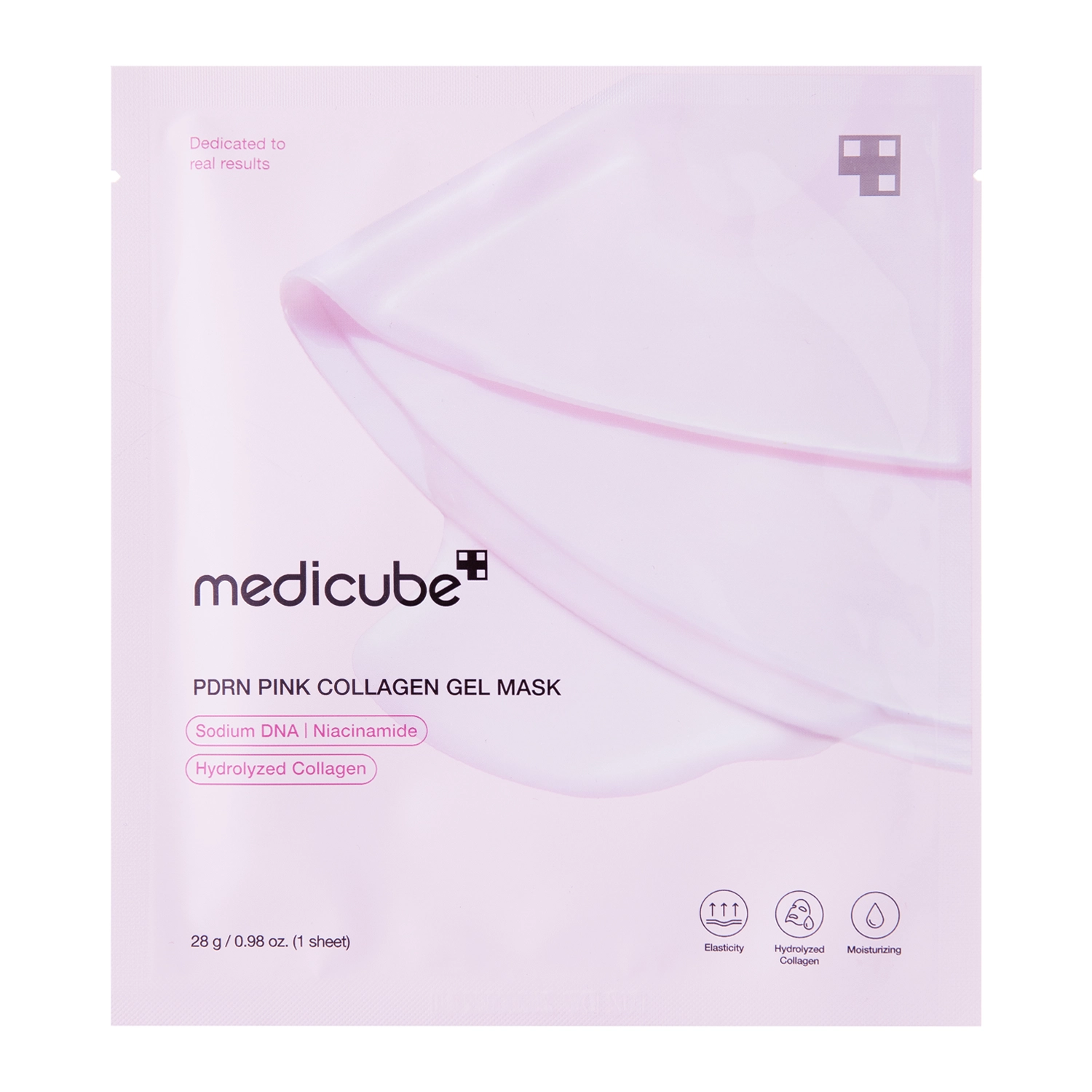 maska Medicube, PDNR Collagen gel mask, 28g - Image 1