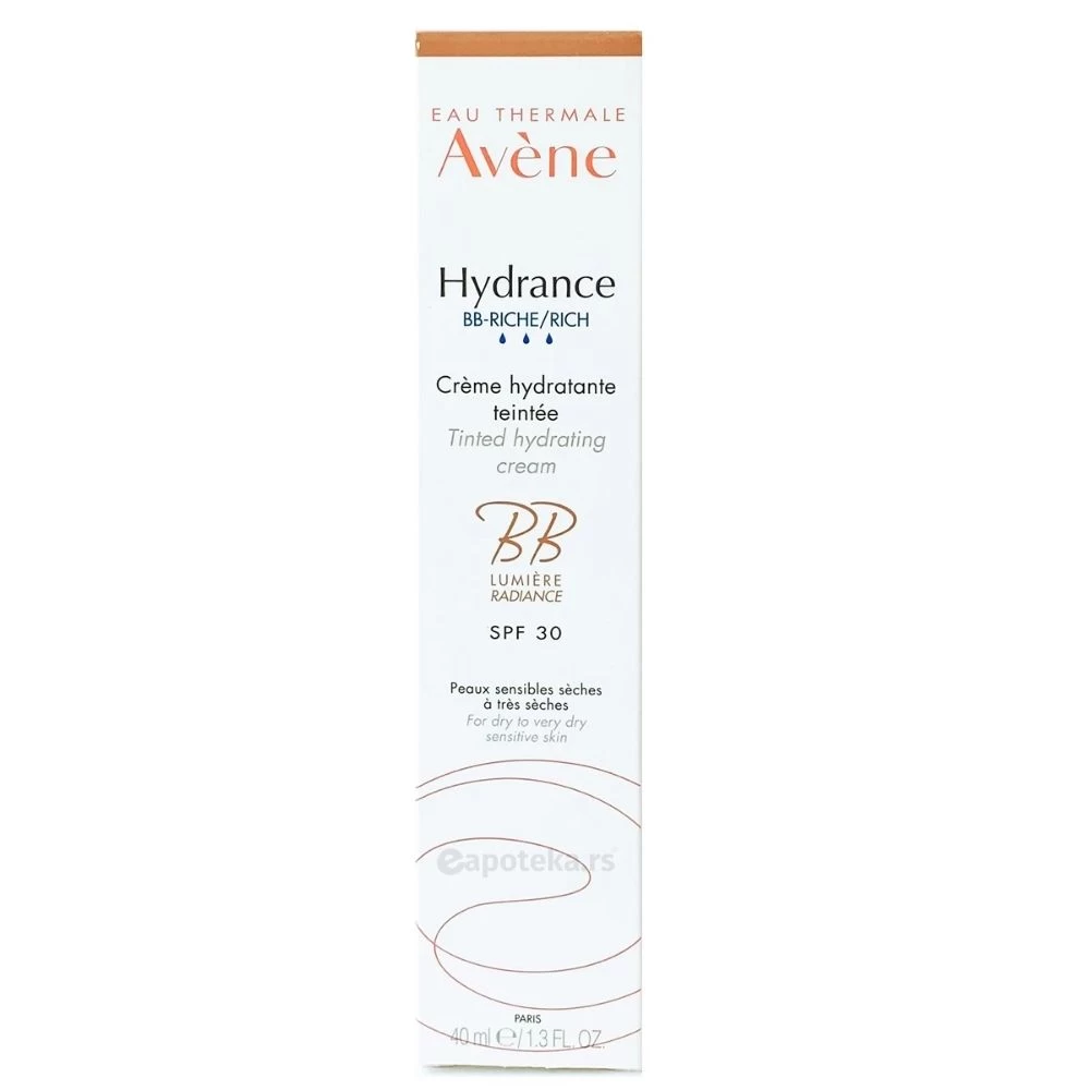 bb spf30 Avène, Hydrance BB bogata krema SPF 30, 40ml - Image 1