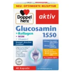 Doppelherz I Aktiv Glukozamin 1550 + Kollagen + MSM + Vitamin C, 40 kapsula