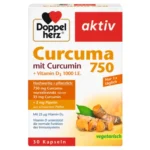 Doppelherz I Aktiv Curcuma 750+Vit D 1000 IU